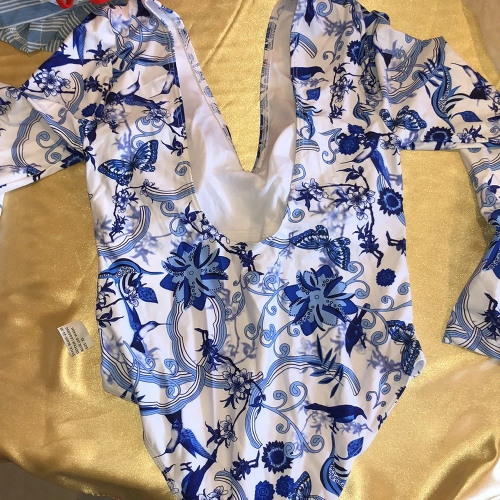 NWT Zaful Swimwear Cover Up Bundle Women's Size L 5 Piece Set - Picture 8 of 10